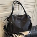 Vintage Nylon Women Shoulder Bag Large Capacity Waterproof Shoulder Bag Daily Commuting Handbag Travel Totes Bags Female Purses