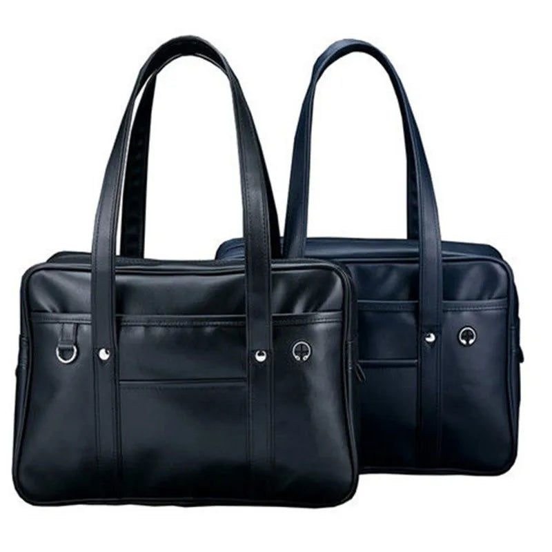 Japanese Two-Dimensional Student JK Uniform Bag Girl PU Schoolbag COS Wear-Resistant Waterproof One-Shoulder Messenger Handbag